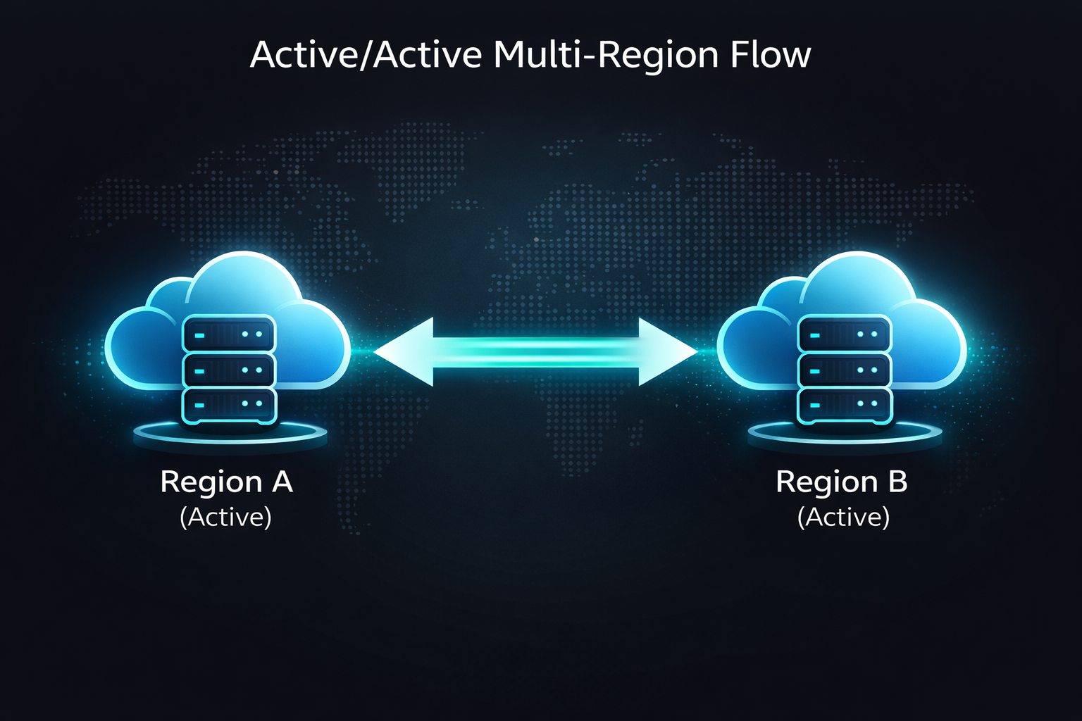 Active/passive vs active/active multi-region architecture